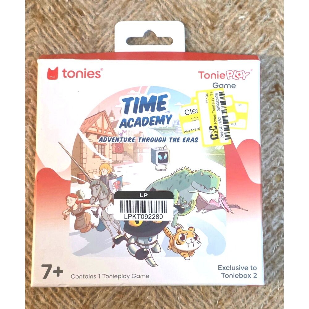 Tonies Tonieplay Game: Time Academy (Adventure Through the Eras) - New